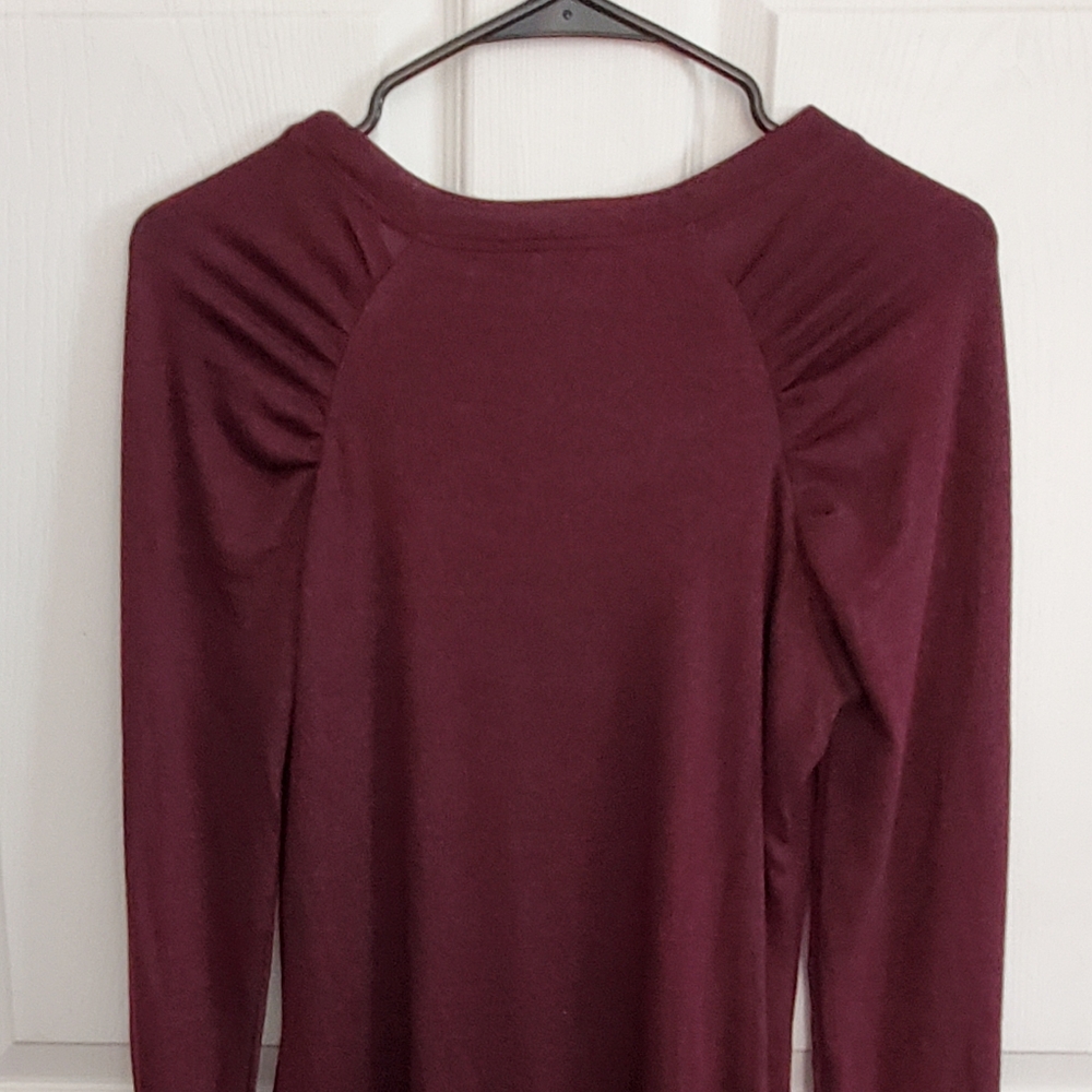 Maternity Dress - Maroon